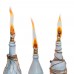 EricX Light Wine Bottle Tiki Torch Kit 4 Pack